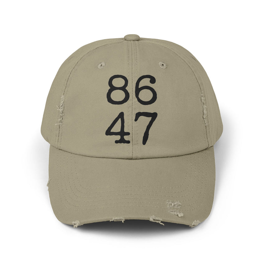 8647 Distressed Cap for True American Patriots