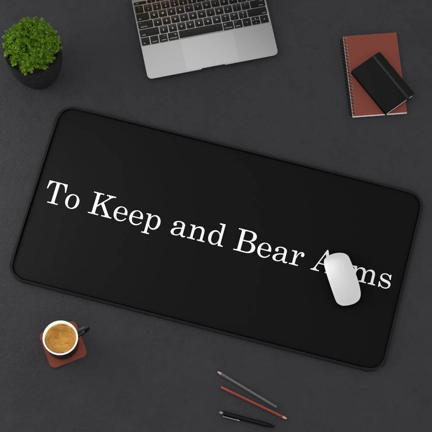 TK&BA Desk Mat, Black