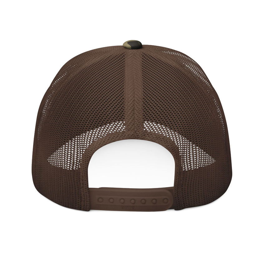 'Aggressive Progressive' Embroidery - Camo Trucker Cap