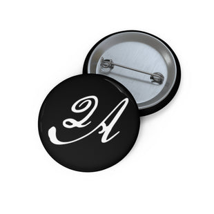 2A Pin Button, Black