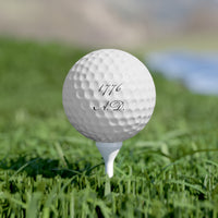 1776 A.D. Golf Balls, Set of Six