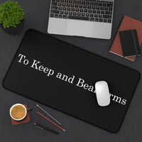 TK&BA Desk Mat, Black