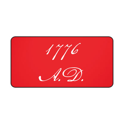 1776 A.D. Desk Mat, Red