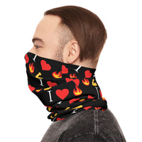 I Heart Fire Bicep Neck Gaiter