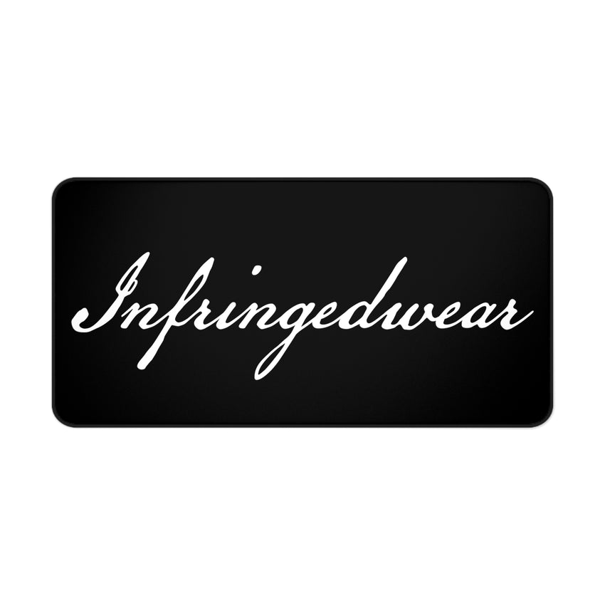 Infringedwear Desk Mat, Black