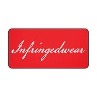 Infringedwear Desk Mat, Red