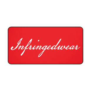 Infringedwear Desk Mat, Red