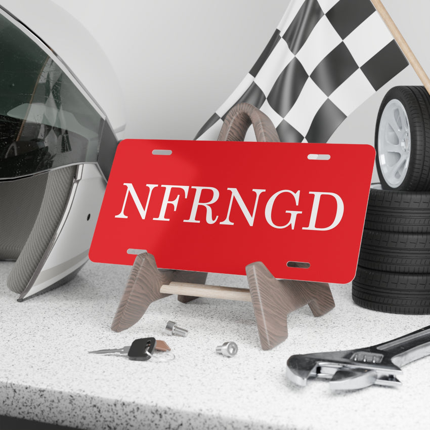 NFRNGD Vanity Front Plate, Red