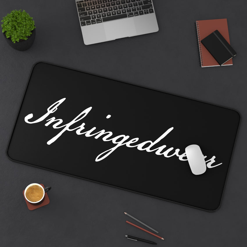 Infringedwear Desk Mat, Black