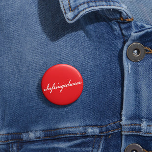 Infringedwear Pin Button, Red