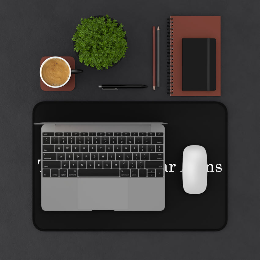 TK&BA Desk Mat, Black