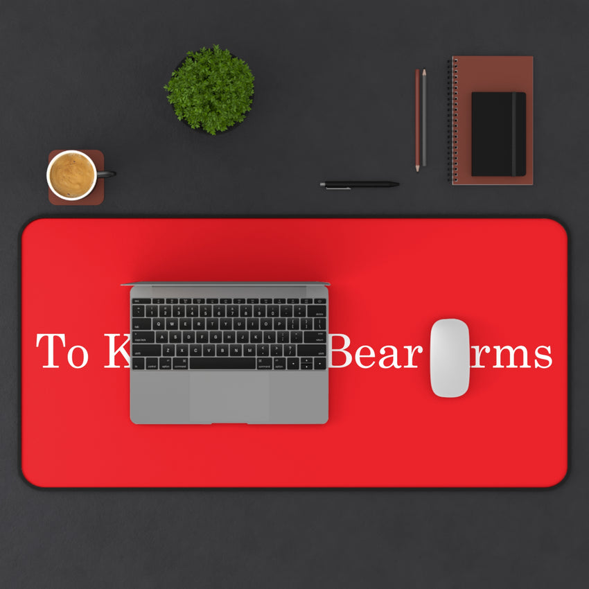 TK&BA Desk Mat, Red