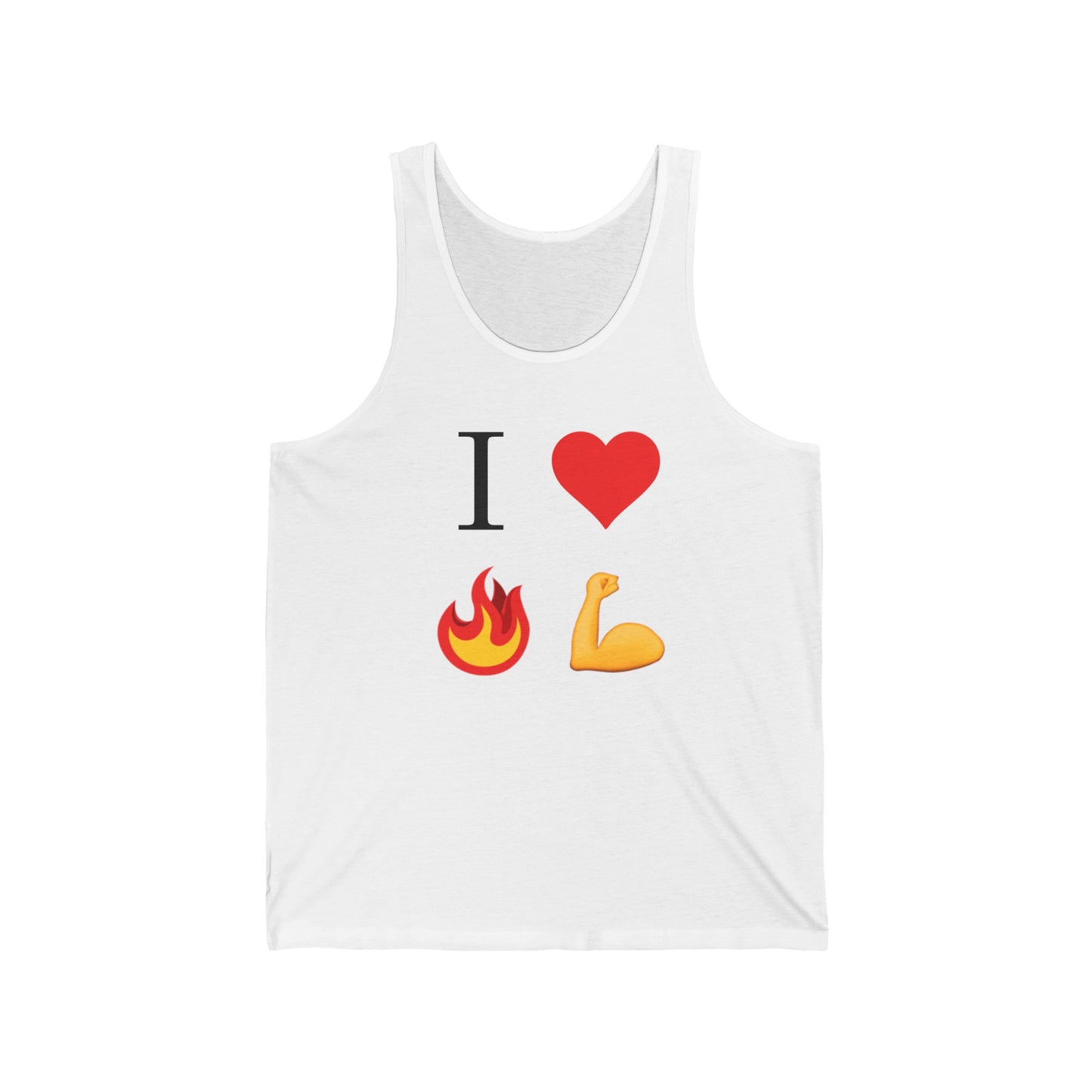 I Heart Fire Bicep Tank Top