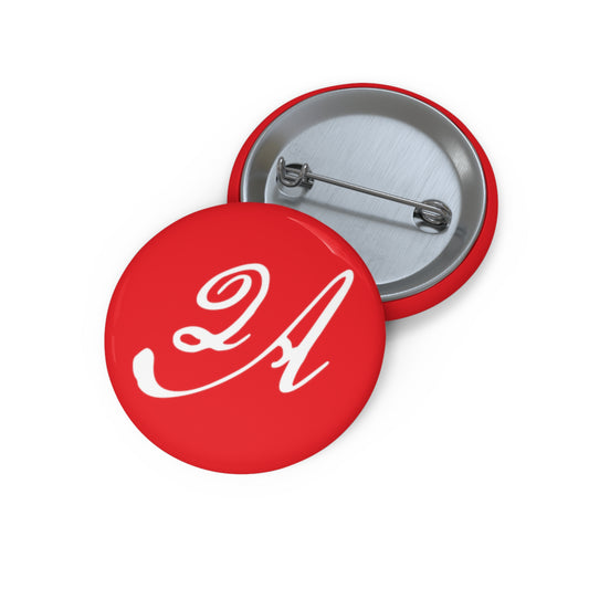 2A Pin Button, Red