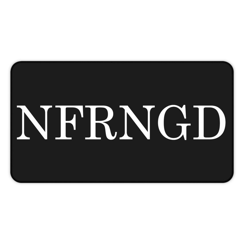 NFRNGD Desk Mat, Black