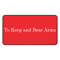 TK&BA Desk Mat, Red