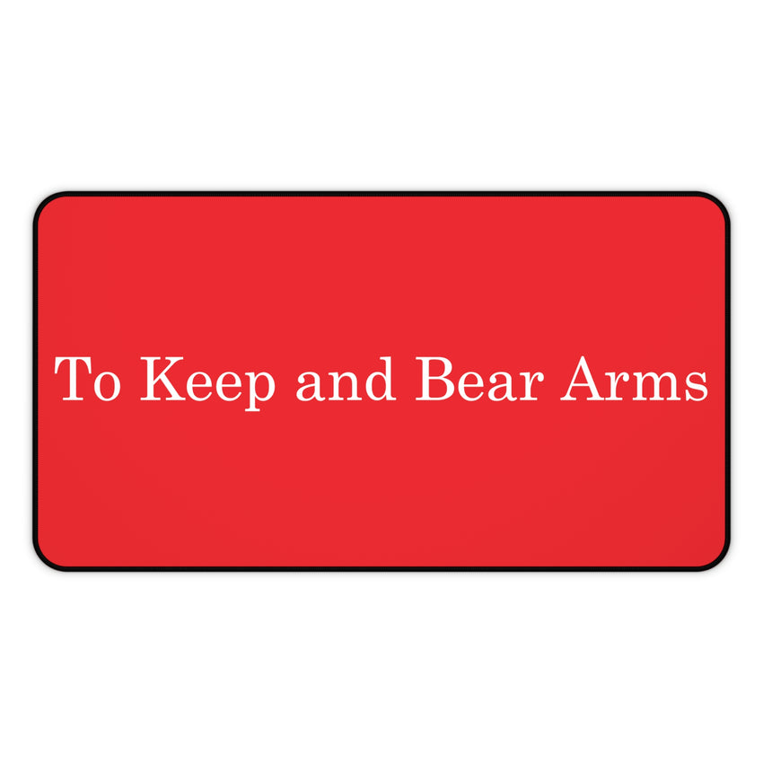 TK&BA Desk Mat, Red