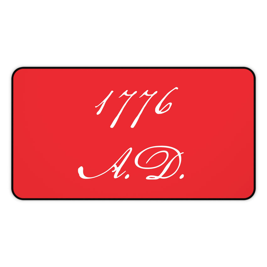 1776 A.D. Desk Mat, Red