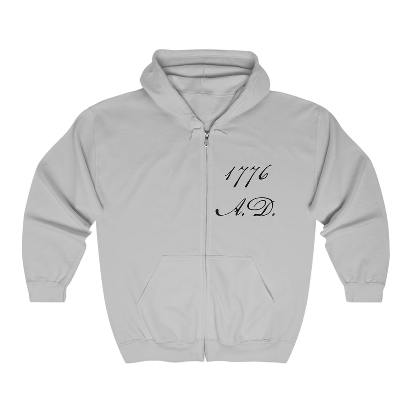 1776 A.D. Full Zip Hoodie