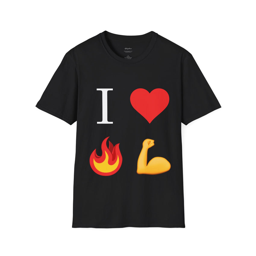 I Heart Fire Bicep Men's T-shirt