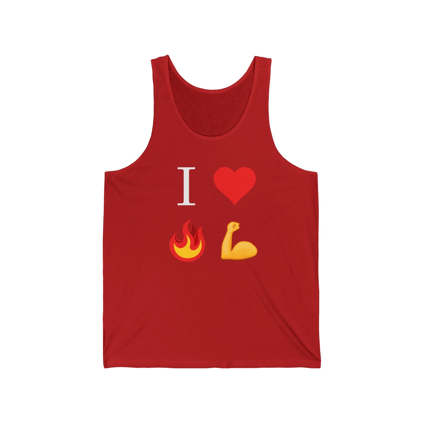 I Heart Fire Bicep Tank Top