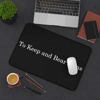 TK&BA Desk Mat, Black