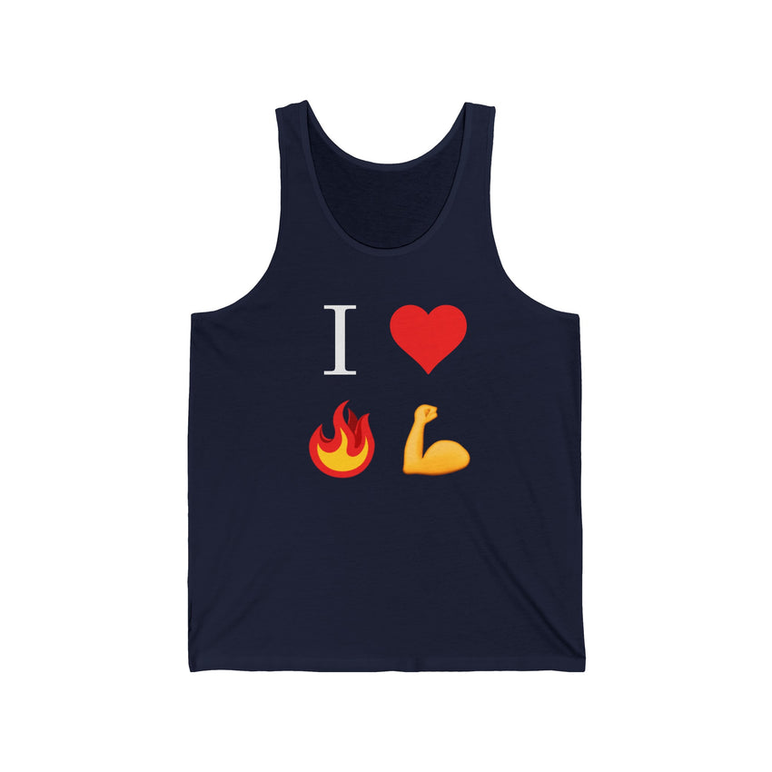 I Heart Fire Bicep Tank Top