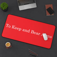 TK&BA Desk Mat, Red