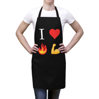 I Heart Fire Bicep Apron