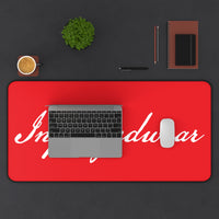 Infringedwear Desk Mat, Red