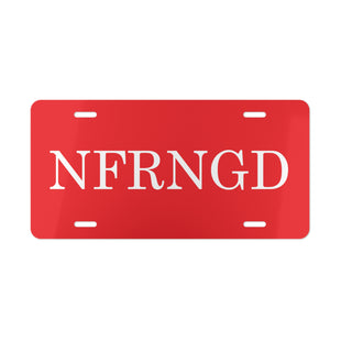 NFRNGD Vanity Front Plate, Red